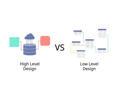 Yüksek Seviye Tasarım veya HLD ile Düşük Seviye Tasarım veya LLD karşılaştırması