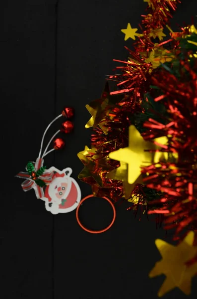 Mooie Heldere Traditionele Kerst Template Decoratie — Stockfoto