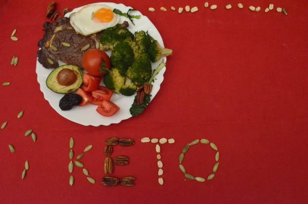 stock image Dish based on the specialized ketogenic diet