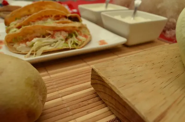 Renkli Ev Yapımı Geleneksel Meksika Quesadilla