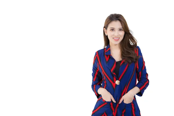 Negocio Profesional Mujer Asiática Con Una Camisa Manga Larga Dama —  Fotos de Stock