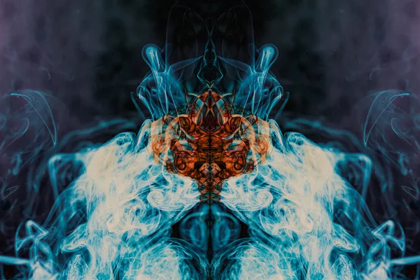Metamorphe Formen Aus Rauch Abstrakte Formen Aus Gas Als Hintergrund — Stockfoto