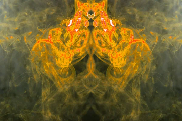 Metamorf Formák Füstből Elvont Formák Gázból Mint Háttérből Bizarr Füstformák — Stock Fotó