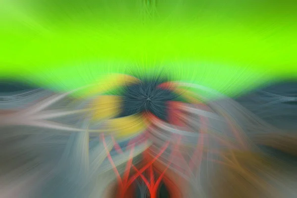 Bunter Hintergrund Mit Wirbelnden Linien Helle Regenbogenwirbel Hintergrund Regenbogenstrahlen Einer — Stockfoto