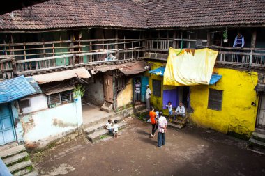 Panvel, Maharashtra, Hindistan / 29 Ağustos 2013: Bapatwada, Panvel 'deki en eski yerleşim yeri.. 