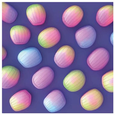 Pastel renk yumurta veya taş desenli arka plan