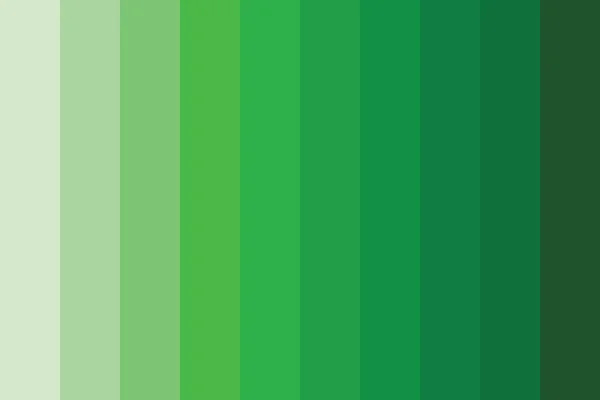 带有代码颜色集合背景的绿色调色板 — 图库矢量图片
