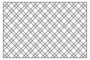 Beyaz arkaplanda ağ ağ ağ çift çizgisi