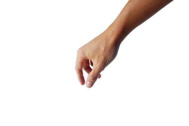 Bir şey tutmak ya da tutmak için uzanan bir jest..