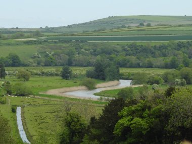 Değişik kırsal manzaranın görüntüsü