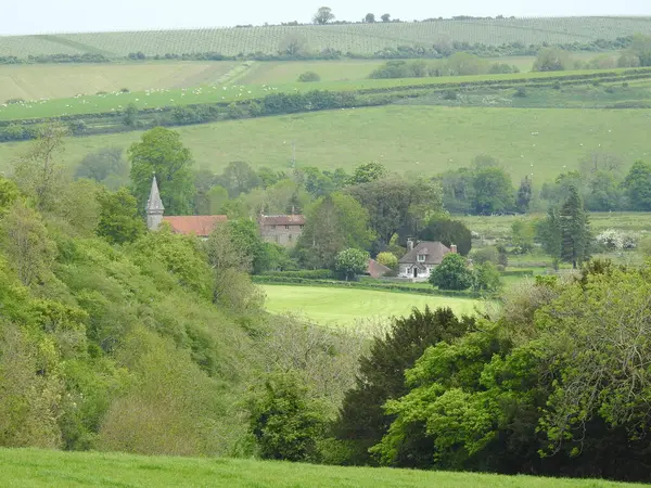 Değişik kırsal manzaranın görüntüsü