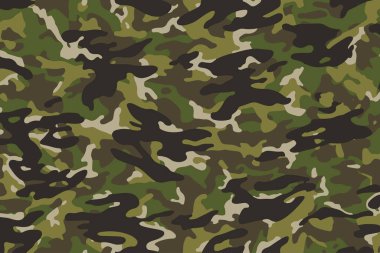  Ordu kamuflaj desenli görüntü geçmişi. Vektör illüstrasyonu 
