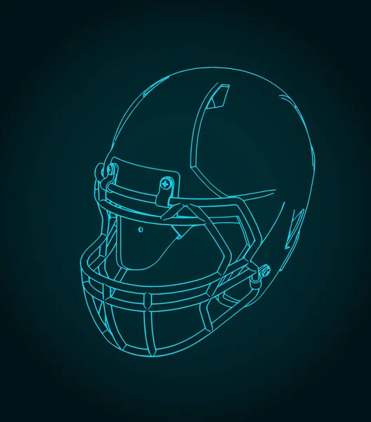 Illustration Vectorielle Stylisée Une Barre Football Américaine — Image vectorielle