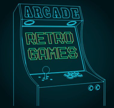Retro oyun dolabı