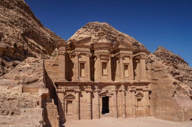 Antik Petra şehri manzarası (Ürdün)