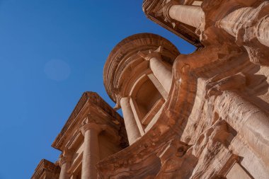 Antik Petra şehri manzarası (Ürdün)