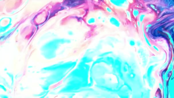 Ultra Abstract Fractal Liquid Motion Background — Stock Video