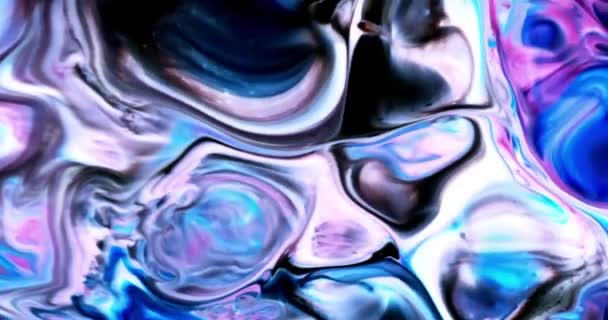 Ultra Abstrakte Fraktale Flüssigkeitsbewegung Hintergrund — Stockvideo