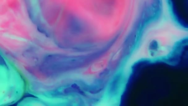 Ultra Abstrakte Fraktale Flüssigkeitsbewegung Hintergrund — Stockvideo