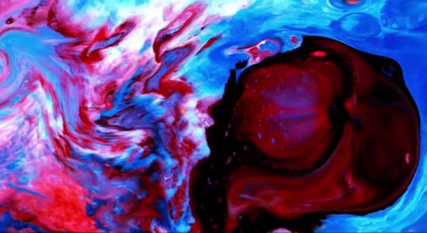 Абстрактний Рух Рідкий Футуристичний Хвильовий Фон — стокове відео