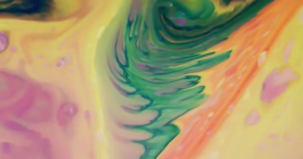 抽象液体运动分形背景 — 图库视频影像