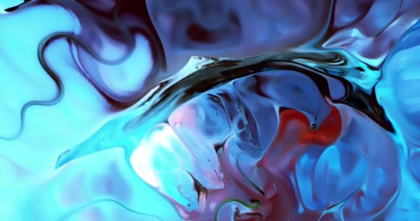 Abstract Liquid Motion Fractal Background — Stock Video