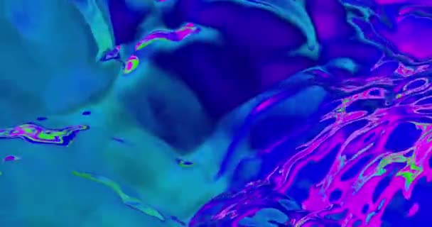 抽象液体运动未来学背景 — 图库视频影像