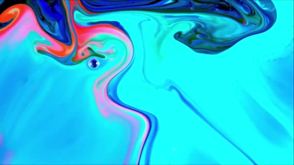 抽象液体运动未来学背景 — 图库视频影像