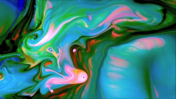 Abstrakte Flüssige Bewegung Futuristischer Hintergrund — Stockvideo