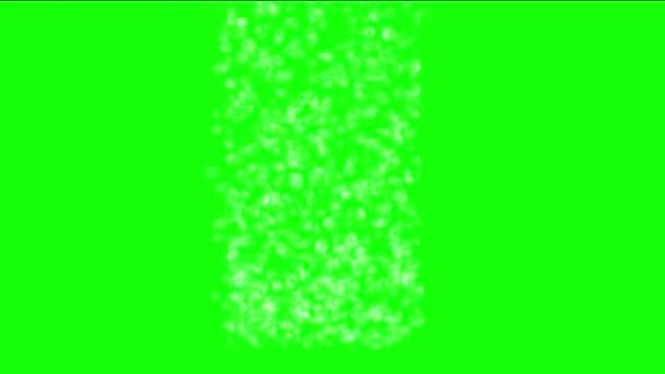 緑の画面の動きの背景にシルエット — ストック動画