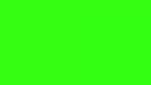 Animation Green Screen Background — Stock Video