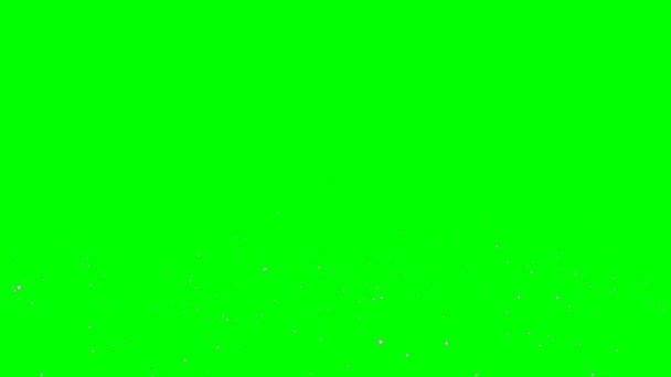 Animation Auf Grünem Hintergrund — Stockvideo