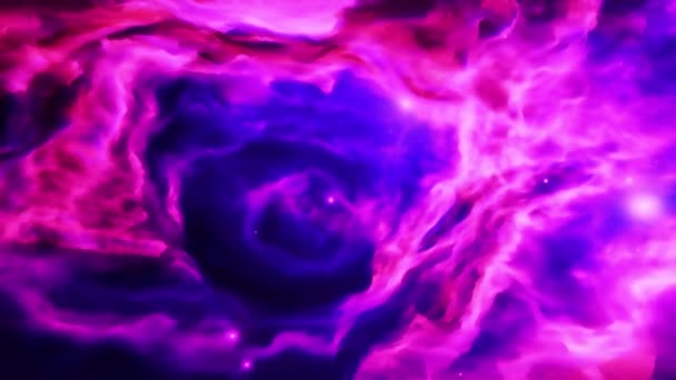 Vakker Big Bang Universe Skapelse Stor Første Eksplosjon Skapelse Stjerner – stockvideo
