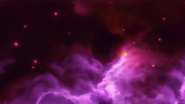 Beautiful Big Bang Universe Creation Huge First Explosion Creation Stars — Stock Video