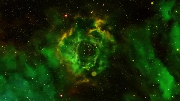Beautiful Big Bang Universe Creation Huge First Explosion Creation Stars — Stock Video