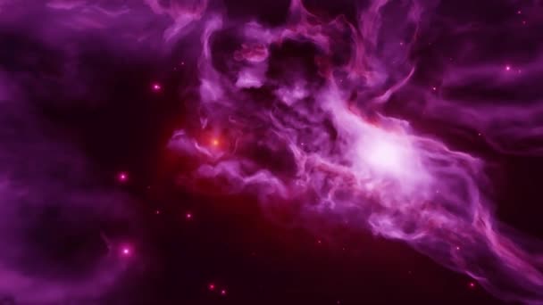 美丽的大爆炸宇宙创造 第一次大爆炸和恒星和星系在空间中的创造 1080 — 图库视频影像