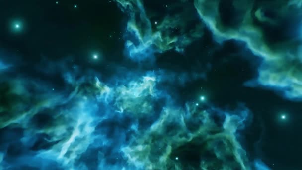 Vakker Big Bang Universe Skapelse Stor Første Eksplosjon Skapelse Stjerner – stockvideo