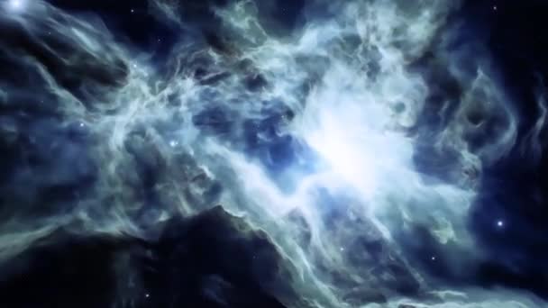 Krásný Velký Třesk Stvoření Vesmíru Obrovské První Explozi Tvorba Hvězd — Stock video