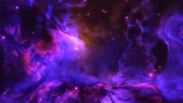 Beautiful Big Bang Universe Creation Illustration Bright Flash Light Huge — Stok Video