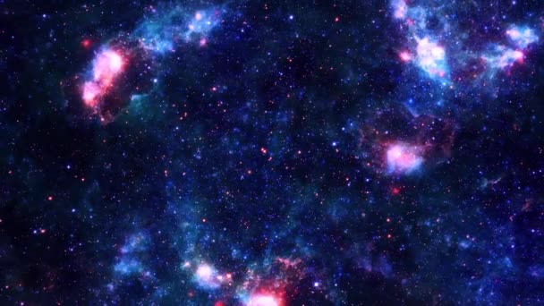 Beautiful Big Bang Universe Creation Illustration Bright Flash Light Huge – stockvideo