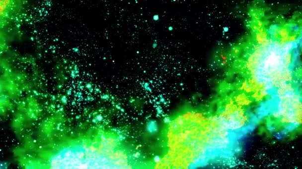 Beautiful Big Bang Universe Creation Illustration Bright Flash Light Huge — Vídeo de Stock