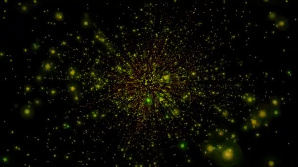 Beautiful Big Bang Universe Creation Illustration Bright Flash Light Huge — วีดีโอสต็อก