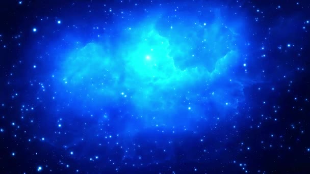 Beautiful Big Bang Universe Creation Illustration Bright Flash Light Huge — стокове відео
