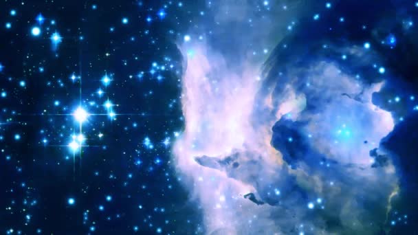 Beautiful Big Bang Universe Creation Illustration Bright Flash Light Huge — Stock videók