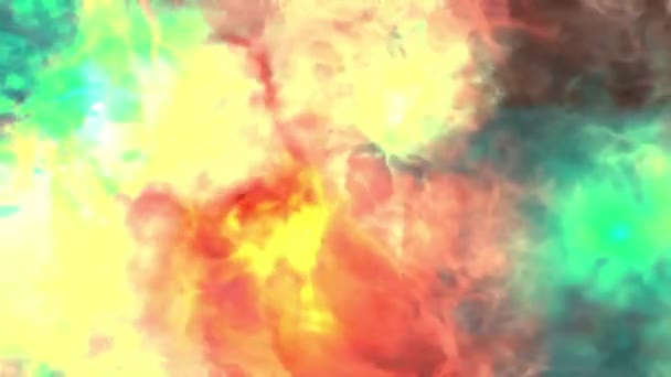 Beautiful Big Bang Universe Creation Illustration Bright Flash Light Huge – stockvideo