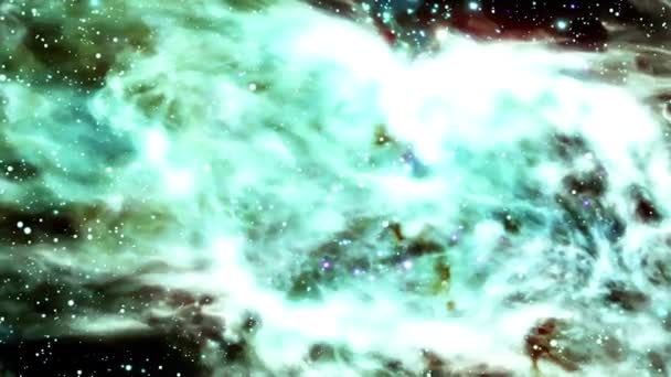 Beautiful Big Bang Universe Creation Illustration Bright Flash Light Huge — Wideo stockowe