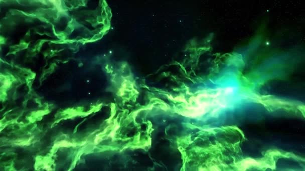 Beautiful Big Bang Universe Creation Illustration Bright Flash Light Huge — Stok video