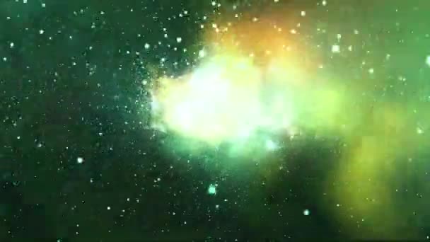 Beautiful Big Bang Universe Creation Illustration Bright Flash Light Huge — 비디오