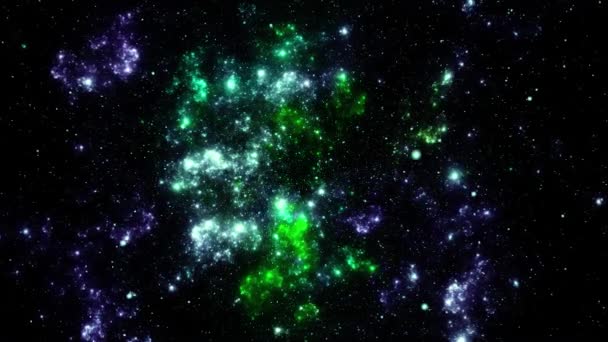 Flying Orion Nebula Est Une Séquence Vidéo Pour Des Films — Video