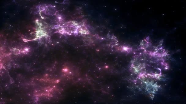 Flying Orion Nebula Elokuva Tieteellisille Elokuville Elokuvallinen Avaruudessa Myös Hyvä — kuvapankkivideo